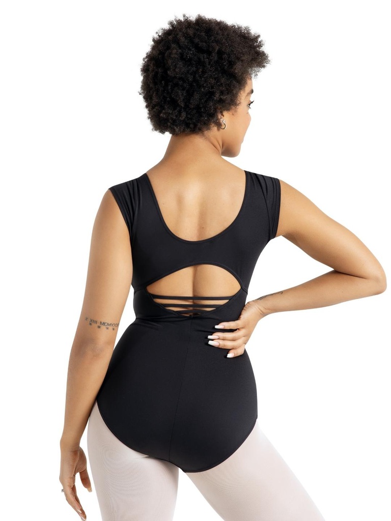 LEOTARDO MUJER CAPEZIO MANGA CORTA CUELLO ALTO SE1024W