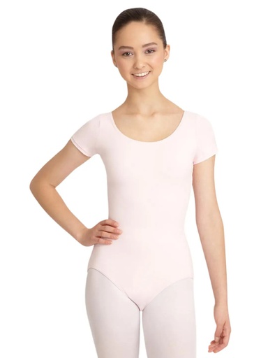 LEOTARDO MUJER CAPEZIO MANGA CORTA CC400