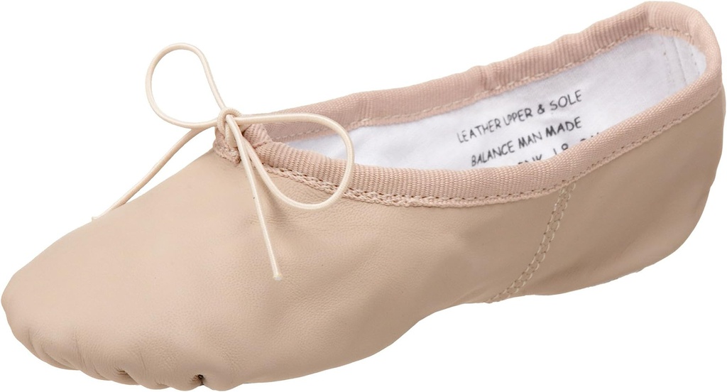 ZAPATILLA DE MEDIA PUNTA, CAPEZIO, CUERO, SUELA PARTIDA